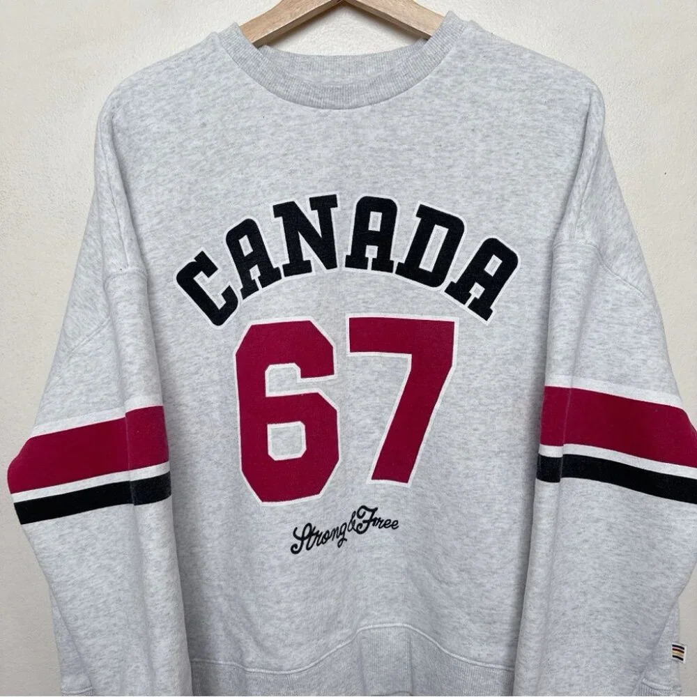 Hudson's Bay Womens Small Slogan Crew Neck Crew Sweatshirt - Picture 4 of 16